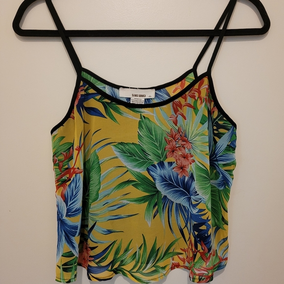 Sans Souci cropped tank - Picture 1 of 5